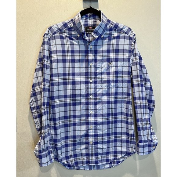 Vineyard Vines Performance Tucker Classic Fit Shirt Men XS Button Up Long Sleeve - Picture 2 of 7